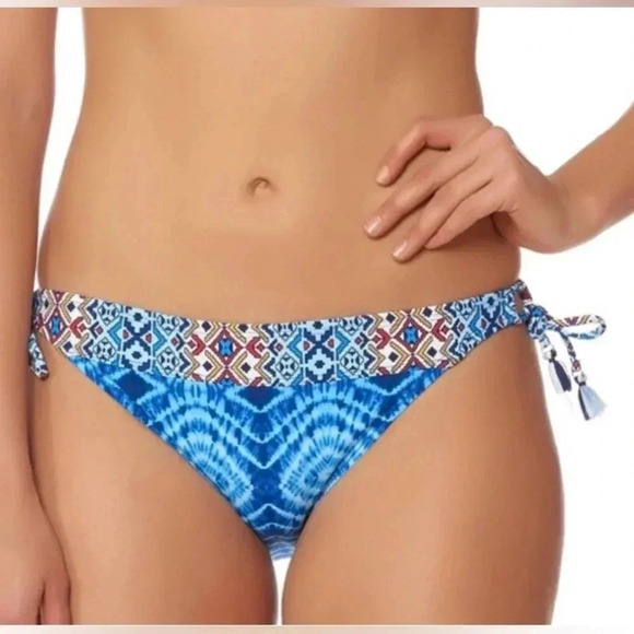 BLEU ROD BEATTIE LET'S GET TWISTED D CUP V NECK TANKINI TOP SZ 14 BOTTOM SZ 12 - Picture 5 of 11